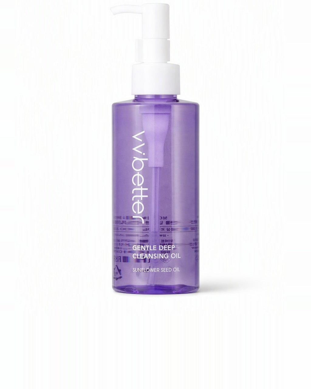 VVbetter Gentle Deep Cleansing Oil — beyaz stüdyo çekimi
