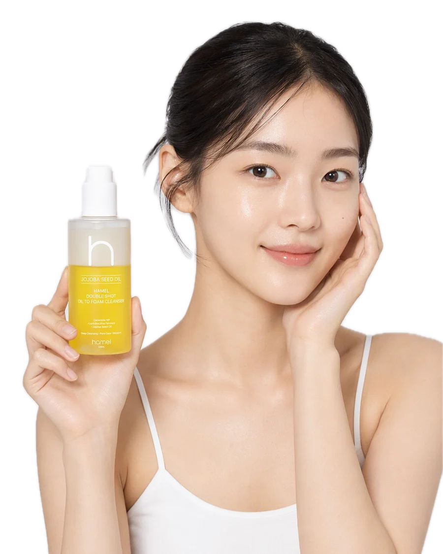 Double Shot Oil to Foam Cleanser – Yağdan Köpüğe Temizleyici 200 ml kullanan model