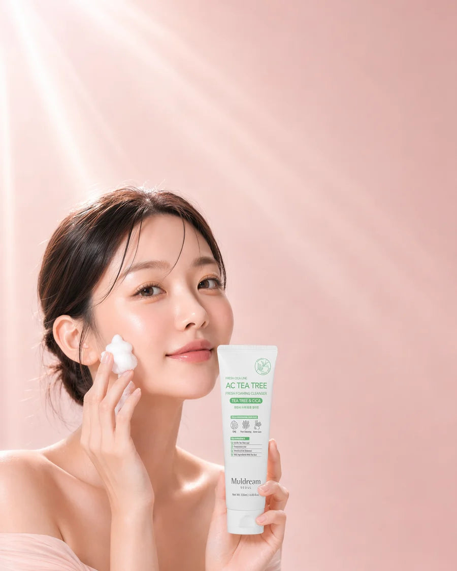 Ac Tea Tree Fresh Foaming Cleanser kullanan model