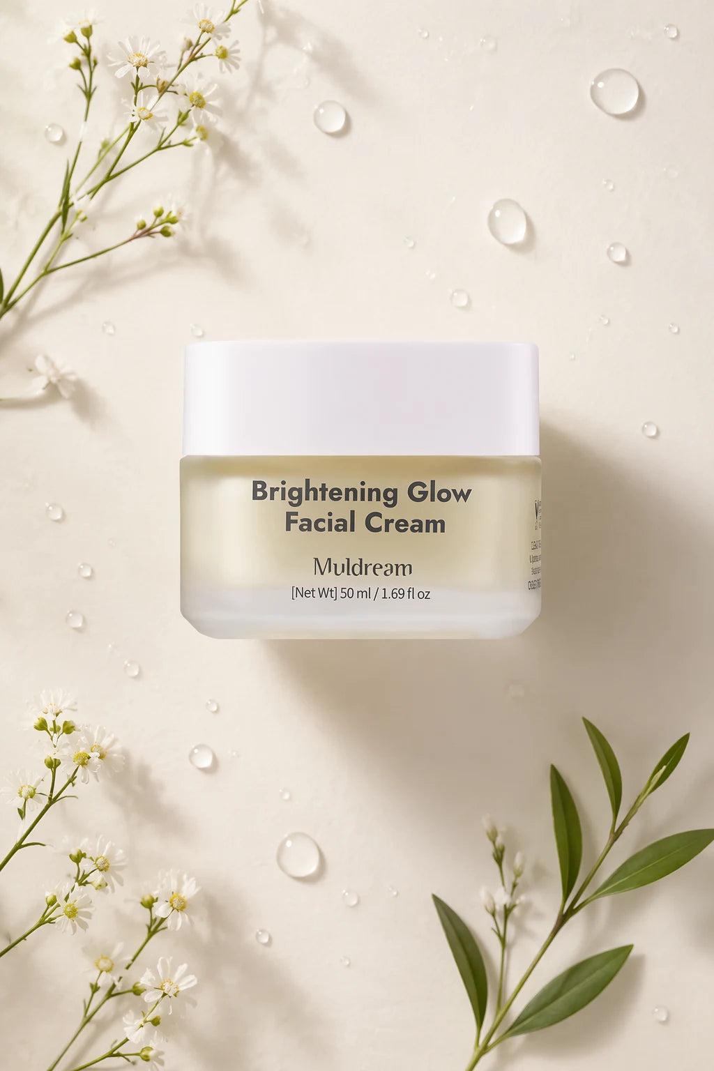 Muldream Brightening Glow Facial Cream günlük bakım rutini karesi