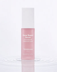 Deep Repair Serum — su üstünde, yayılan halkalar