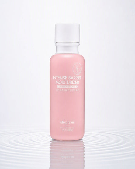 Intense Barrier Moisturizer — su üstünde, yayılan halkalar