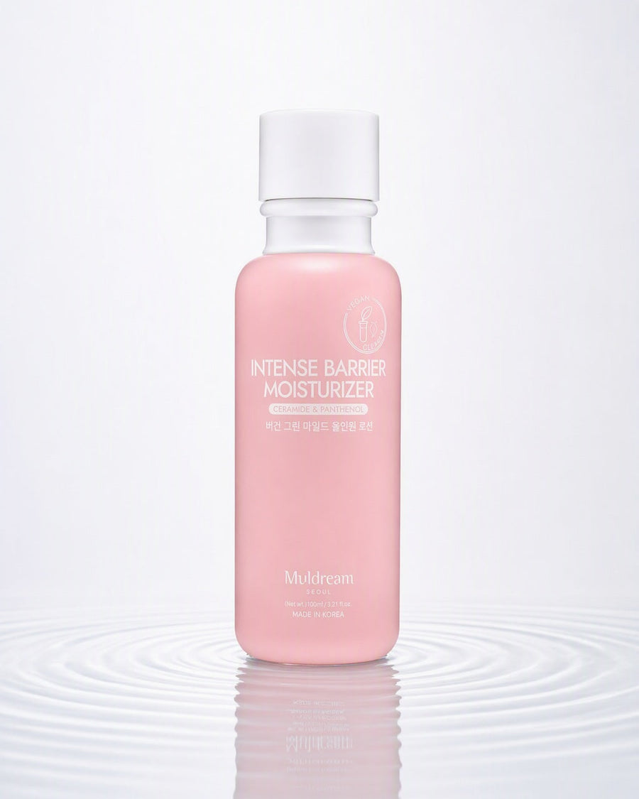 Intense Barrier Moisturizer — su üstünde, yayılan halkalar