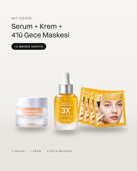 3X PDRN Botul Sodium DNA Doku Onarıcı Üçlü Bakım Seti (4 Maskeli)