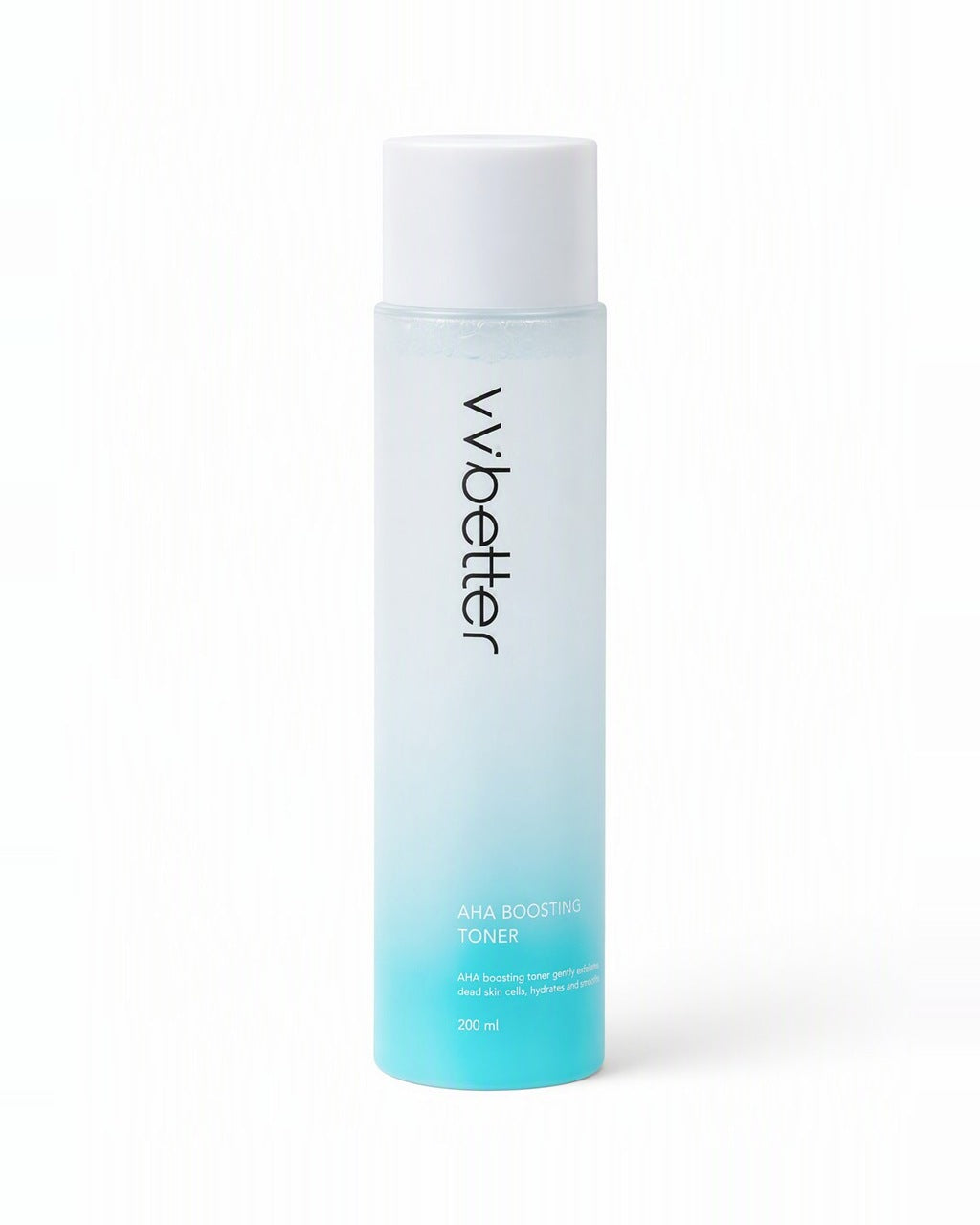 VVbetter AHA Boosting Toner — beyaz stüdyo çekimi