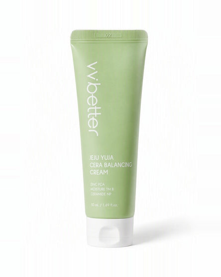 VVbetter Jeju Yuja Cera Balancing Cream — beyaz stüdyo çekimi