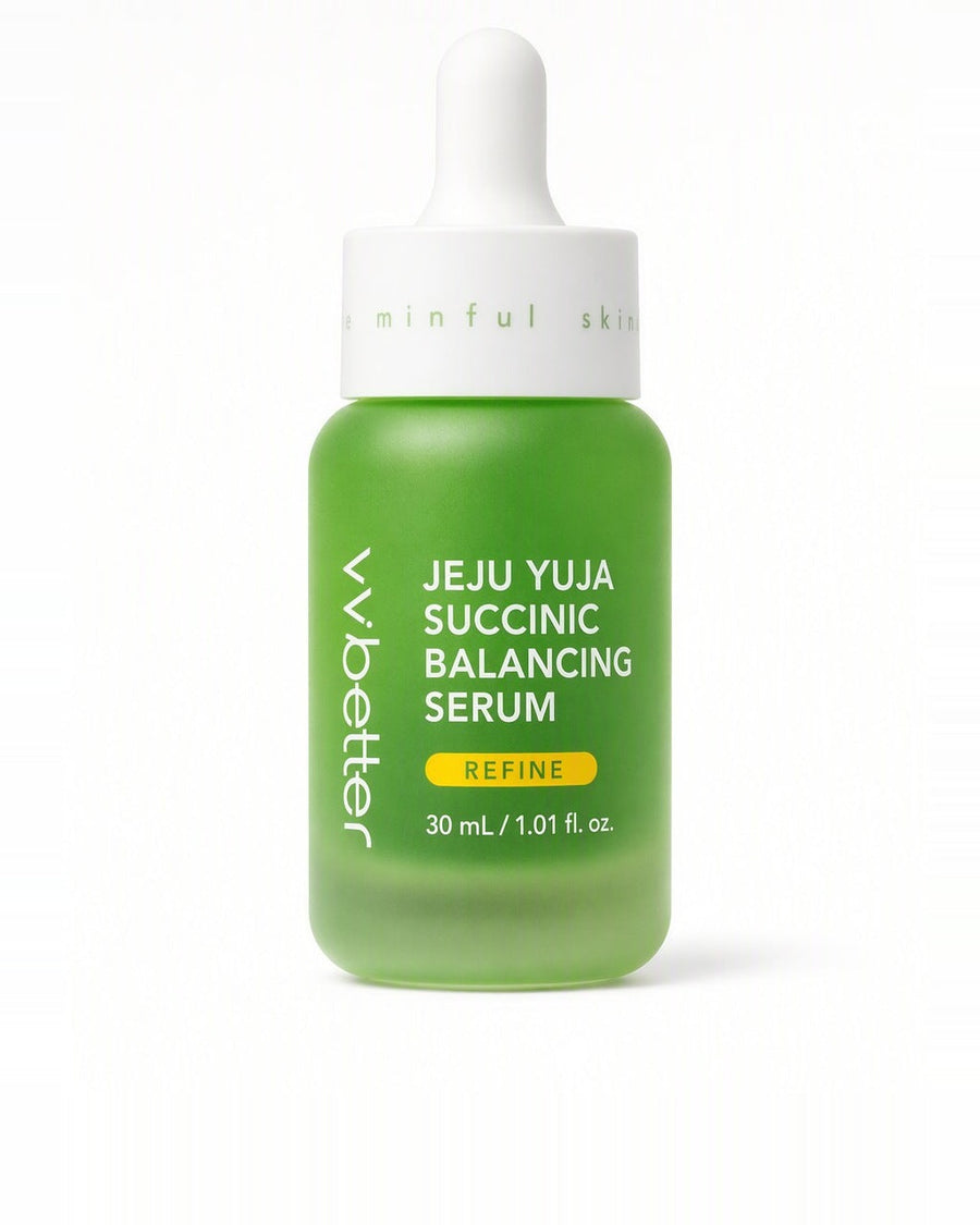 VVbetter Jeju Yuja Succinic Balancing Serum — beyaz stüdyo çekimi