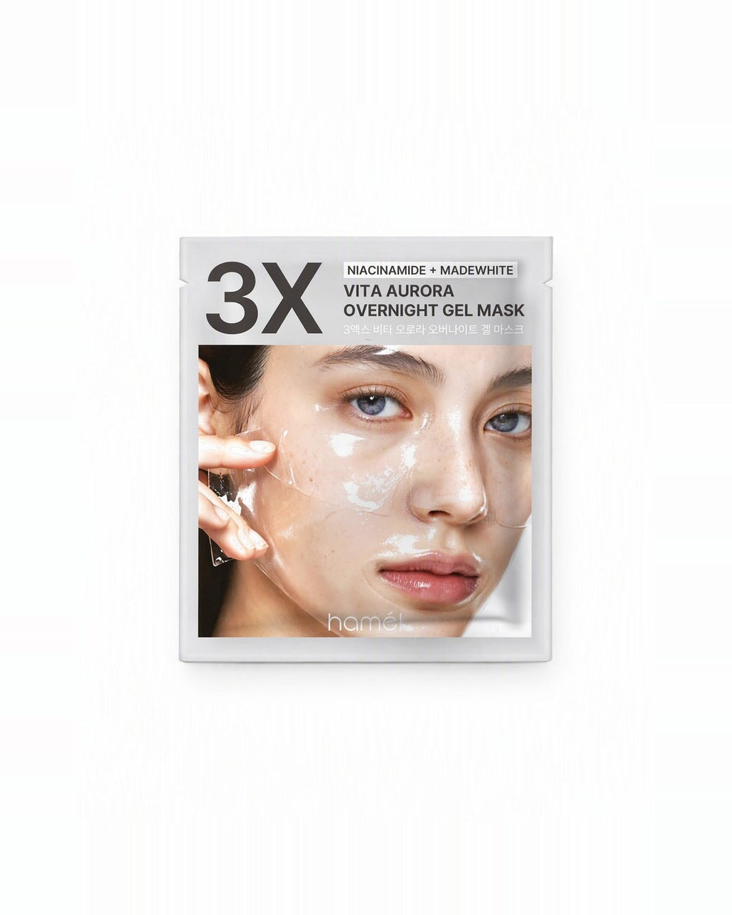 Hamél 3X Vita Aurora Overnight Gel Mask — beyaz stüdyo çekimi