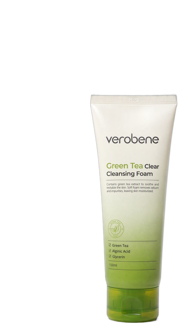 Verobene Green Tea Clear Cleansing Foam ürün görseli
