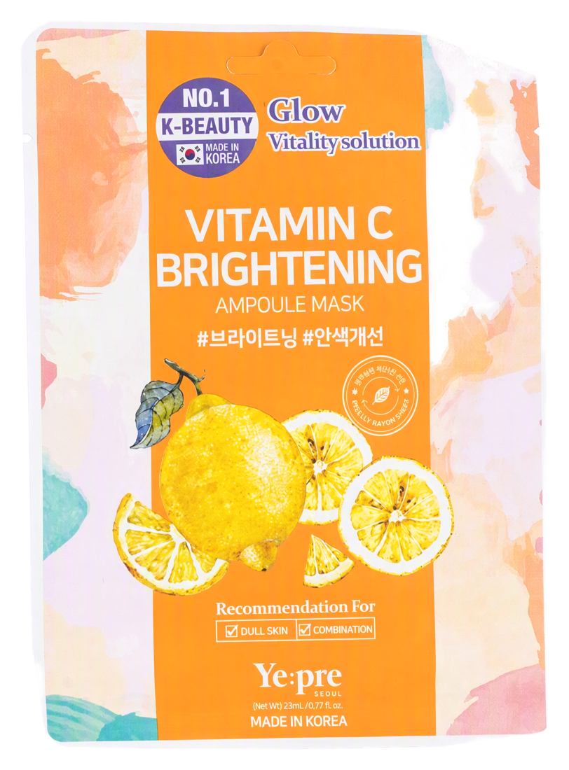 Ye:pre Vitamin C Brightening Ampoule Mask ürün görseli