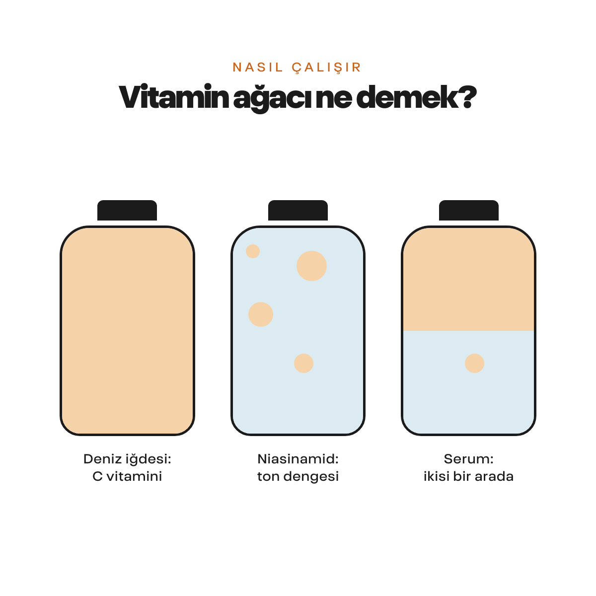 Vitamin Tree Brightening Serum Aydınlatıcı Cilt Tonu Eşitleyici Serum Niacinamide Kore 50ml