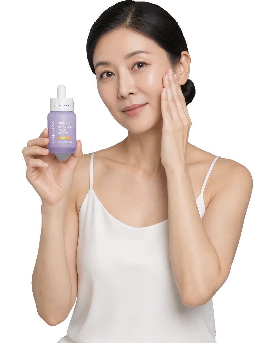 Firming Bakuchiol PDRN Serum kullanan model