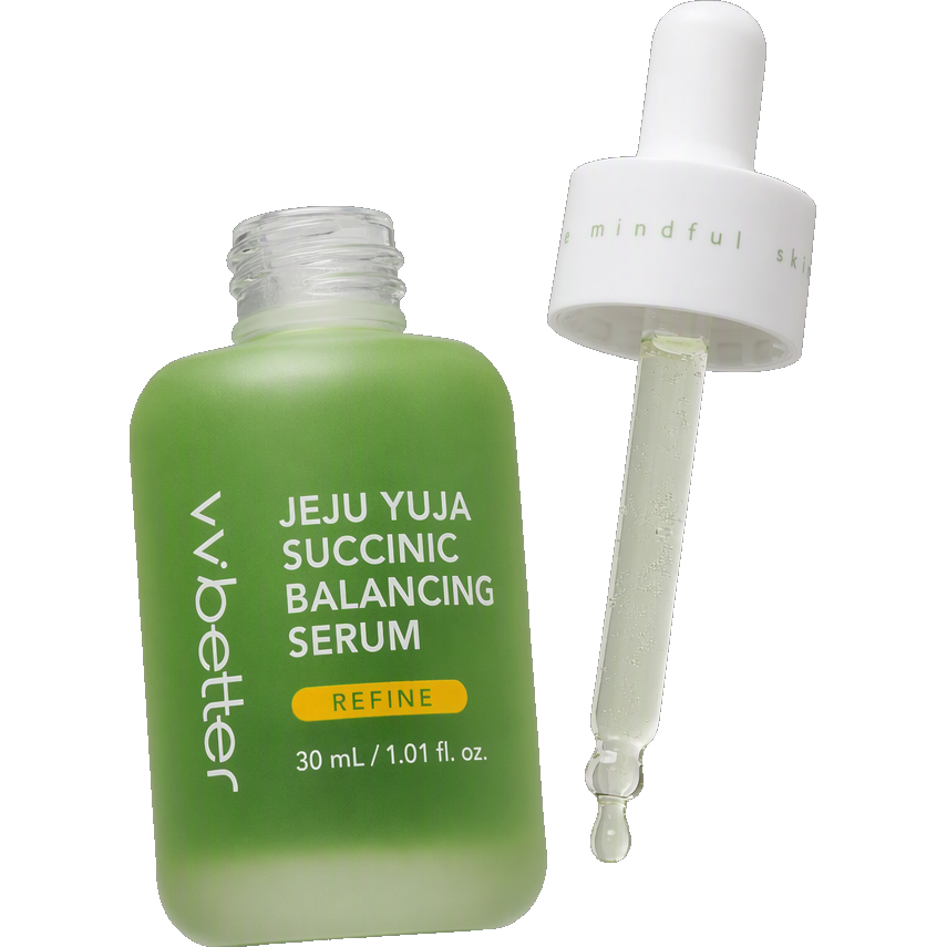 VVbetter Jeju Yuja Succinic Balancing Serum — beyaz stüdyo çekimi