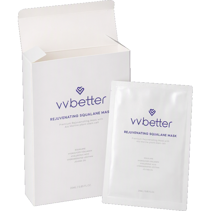 VVbetter Rejuvenating Squalane Mask 5'li — beyaz stüdyo çekimi