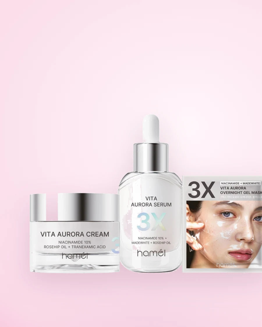 3X Vita Aurora Üçlü Bakım Seti kullanan model